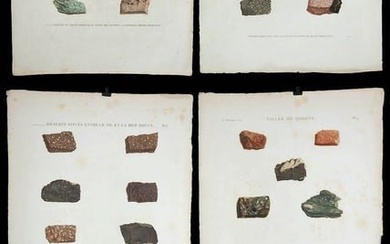 19th C. M. de Roziere Engravings - H.N. Mineralogie (6)