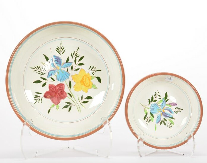 (2) Stangl Pottery Bowls, Country Garden Pattern