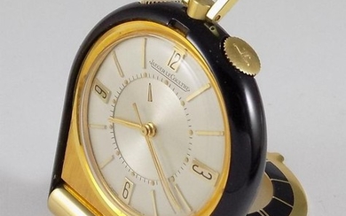 Travel clock - Jaeger LeCoultre Memovox Alarm - K910 - Gold plated - 1960