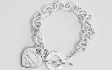 Return to Tiffany Heart Tag Toggle BraceletSilver - Bracelet