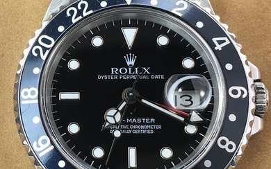 Rolex - GMT-Master Date, Black Dial- 16700 - Unisex - 1991