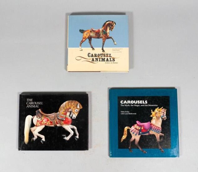 3 Books on Carousel Animals