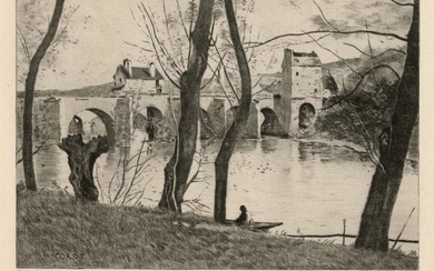Jean-Baptiste Corot Le Pont de Mantes