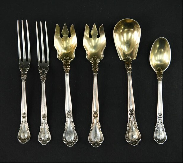 (6) GORHAM STERLING SILVER SPOONS AND FORKS