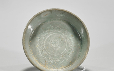 Antique Korean Inlaid Celadon Dish