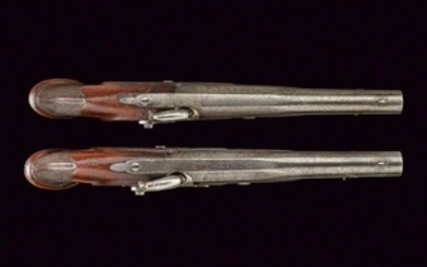 A PAIR OF PERCUSSION PISTOLS