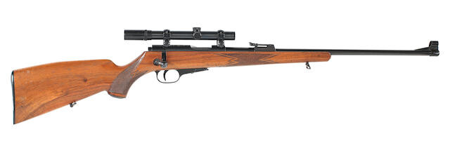A .22(L.R.) bolt-magazine rifle by Walther, no. 52557
