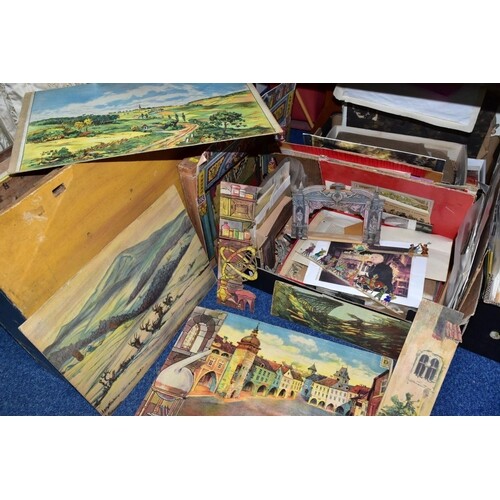 A COLLECTION OF MODEL TOY THEATRES AND ACCESSORIES, includin...