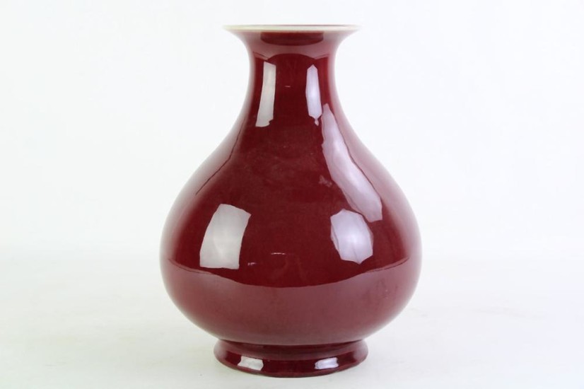 A Chinese Flambe Vase (H 27cm)