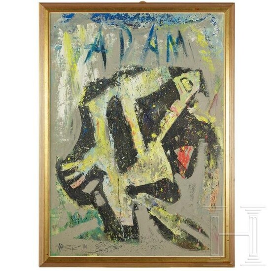 A French(?) abstract painting "Adam", 2nd half of the