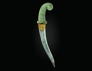 A JADE-HILTED DAGGER, INDIA, 18TH CENTURY