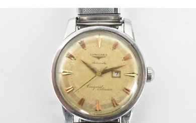A Longines Conquest Calender, automatic, gents, stainless st...