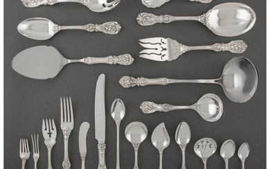 A One Hundred-Piece Reed & Barton Francis I Pattern Silver Partial Table Service for Twelve (designed 1907)