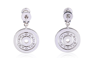 A PAIR OF 'ASTRALE CELI' CLIP ON EARRINGS BY BVLGARI