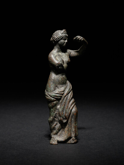 A Roman Bronze Figure of Venus