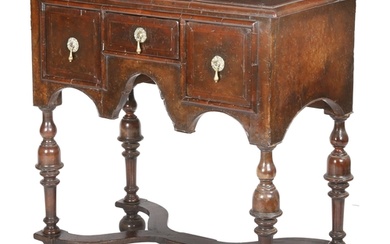 A William & Mary walnut side or dressing table, circa 1690 a...