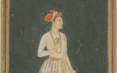 A YOUTHFUL COURTIER MUGHAL INDIA, FIRST HALF 17TH CENTURY
