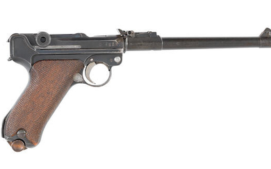 A deactivated 9mm Luger 'Model 1914' Artillery semi-automatic pistol by D.W.M., no. 632