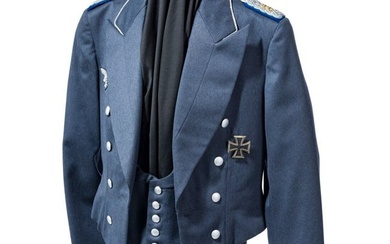 A jacket and vest for the evening suit of an air force doctor of the reserve
