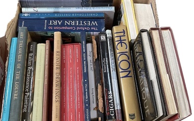 A quantity of books mainly relating to art and design,...