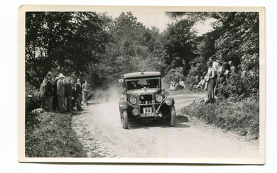 AUSTIN. A collection of 70 postcards and photographs of Austin motorcars circa 1920s and 1930s, incl
