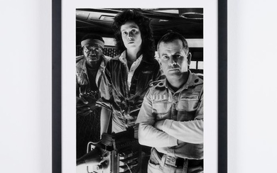 Alien (1979) - Sigourney Weaver as "Ellen Ripley" - Fine Art Photography - Luxury Wooden Framed 70X50 cm - Limited Edition Nr 01 of 30 - Serial ID 16829 - Original Certificate (COA), Hologram Logo Editor and QR Code
