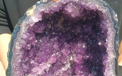 Amethyst (purple variety of quartz) Geode - 260×200×160 mm - 9500 g