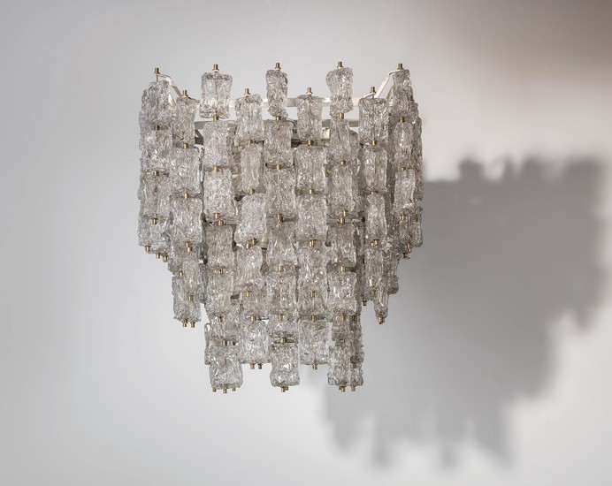 An exceptionally large ceiling lamp, Barovier & Toso