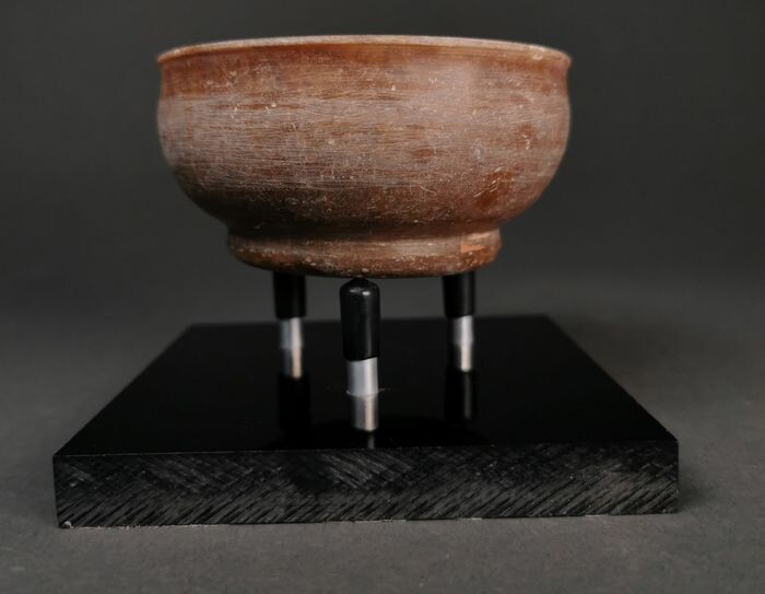 Ancient Egyptian Stone Bowl on Stand