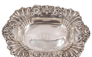 Antique Woodside Sterling Silver Oval Tray Dish