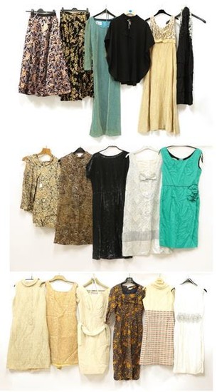 Assorted 1950's-1970's Ladies' Evening Wear, comprising a Melbray of London...