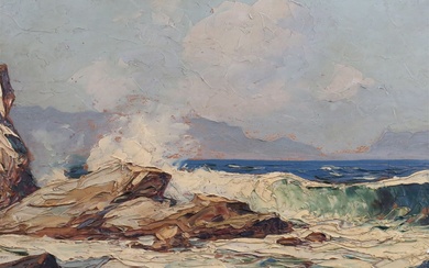 Attributed to Frederick Judd Waugh Oil on Masonite