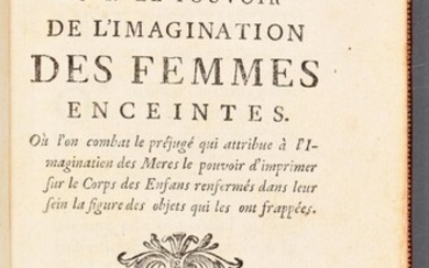 BELLET, Isaac - Lettres sur le pouvoir de l'imagination des femmes enceintes.