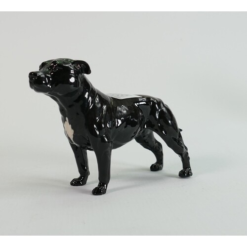 Beswick Staffordshire Bull Terrier 3060 in brindle