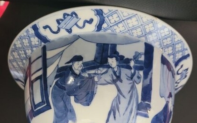 Bowl - Blue and white - Porcelain - China - Kangxi (1662-1722)