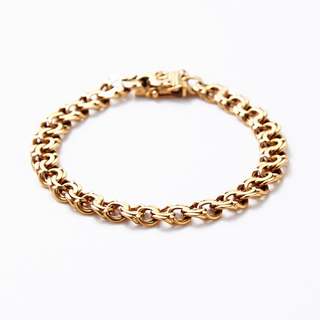 Bracelet 18 k gold bismarck bracelet Armband 18 k guld bismarcklänk