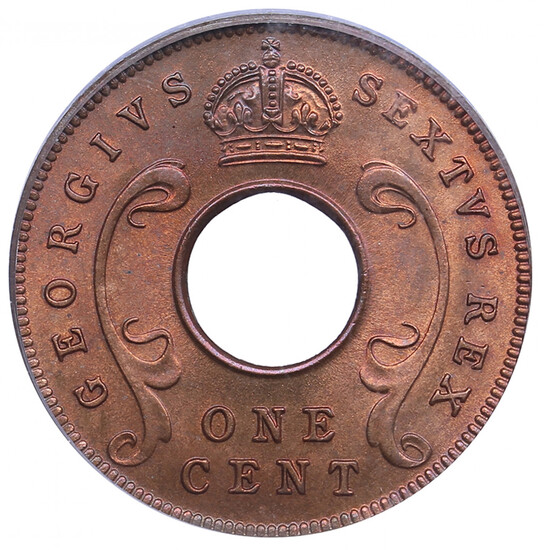 British East Africa 1 Cent 1952 - PCGS MS65RD