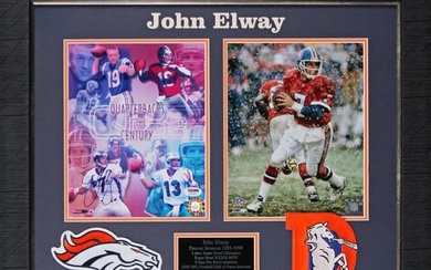 Broncos John Elway Signed 8x10 Framed Photo PSA/DNA #U15683