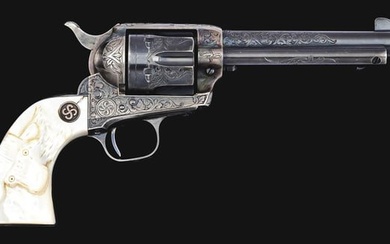 (C) ICONIC DOCUMENTED FACTORY ENGRAVED COLT SINGLE ACTION ARMY REVOLVER OF SETH SEIDERS.