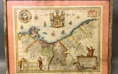 [CARD]. Eilhardo Lubino, Map of the Duchy of Pomerania, engraving...