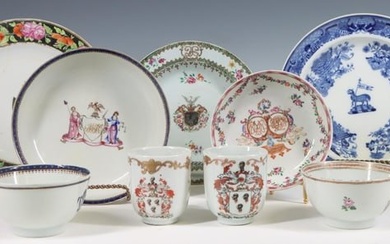 Chinese Export Armorial Porcelain Tablewares