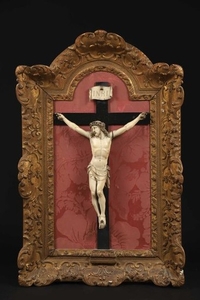 Christ en ivoire sculpté France deuxième quart d…