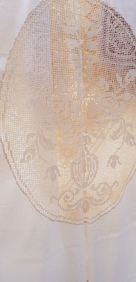 Curtain (1) - linen blend - Late 20th century