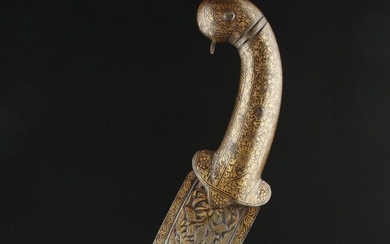 Dagger - Gold thread, iron - India - 19th - 20th century