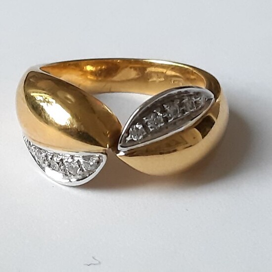 Damiani - 18 kt. Yellow gold - Ring Diamond