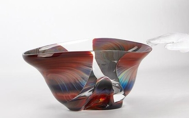 Dino Rosin Murano Glass Bowl