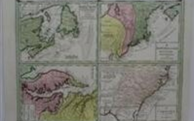 Dominia Anglorum in America Septentrionali / Die Gros - Britannis che Colonie-Laender in Nord - America