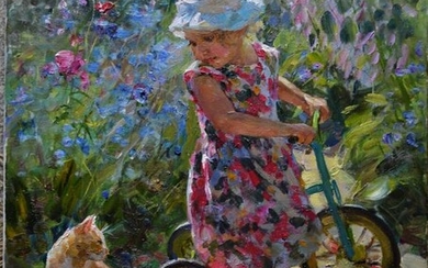 Elena Salnikova (1970) - Au jardin