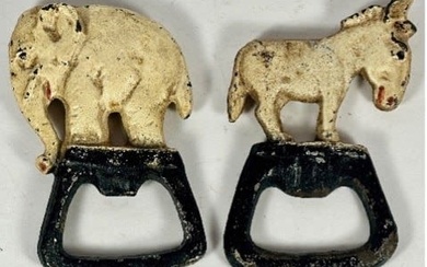 Elephant & Donkey Cast Iron Bottle Openers