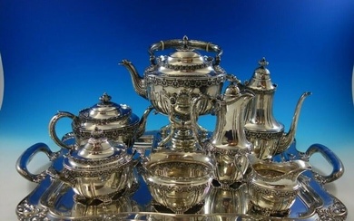 English King by Tiffany and Co Sterling Silver Tea Set 8-Piece Fabulous!